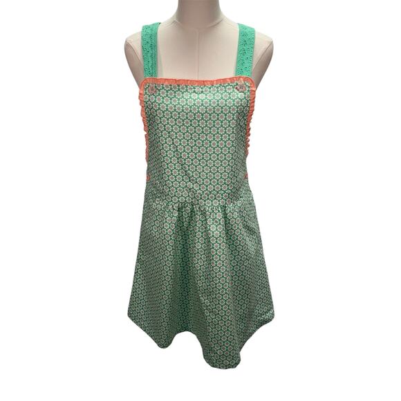 New Matilda Jane Enchanted Garden Clare Eyelet and Ruffle Jumper Pockets Size 16 - Picture 1 of 16